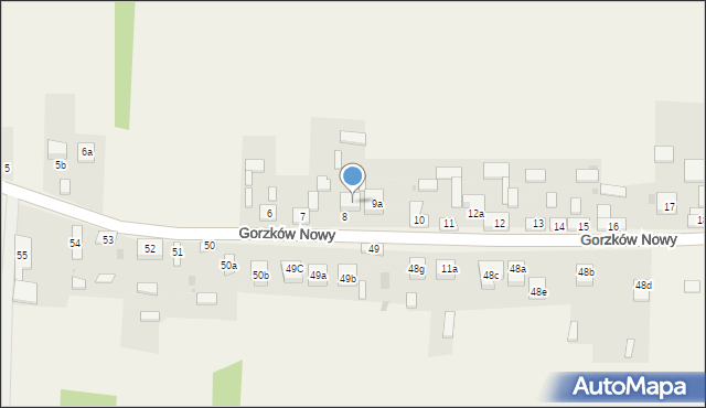 Gorzków Nowy, Gorzków Nowy, 9, mapa Gorzków Nowy