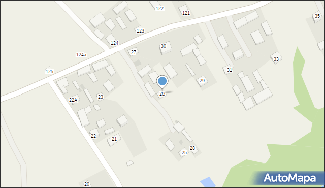 Gorzków-Wieś, Gorzków-Wieś, 26, mapa Gorzków-Wieś