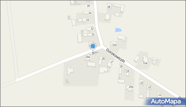 Gorzkowiczki, Gorzkowiczki, 29, mapa Gorzkowiczki