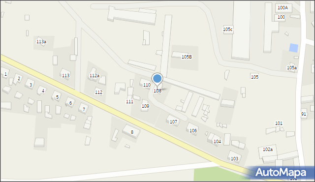 Górzna, Górzna, 108, mapa Górzna