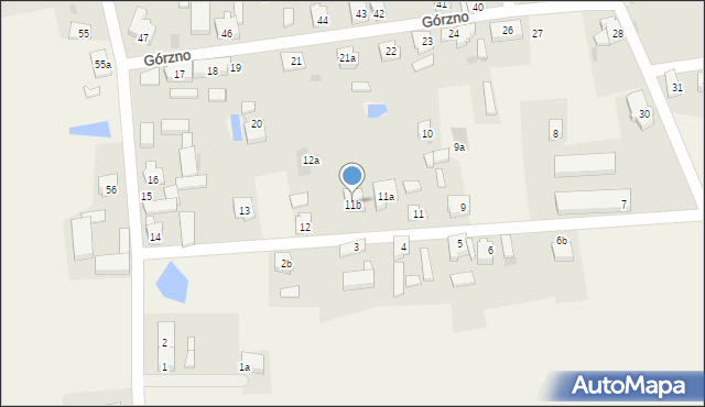 Górzno, Górzno, 11b, mapa Górzno