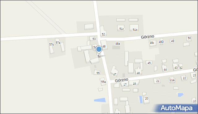 Górzno, Górzno, 54, mapa Górzno