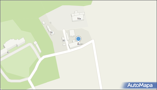 Górzno, Górzno, 61, mapa Górzno