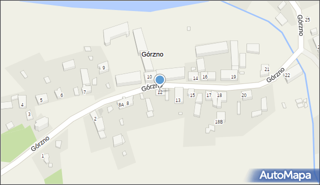 Górzno, Górzno, 12, mapa Górzno