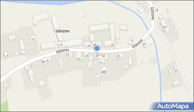 Górzno, Górzno, 17, mapa Górzno