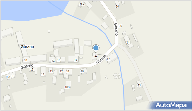 Górzno, Górzno, 21, mapa Górzno
