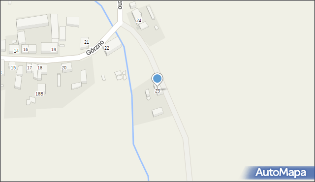 Górzno, Górzno, 23, mapa Górzno