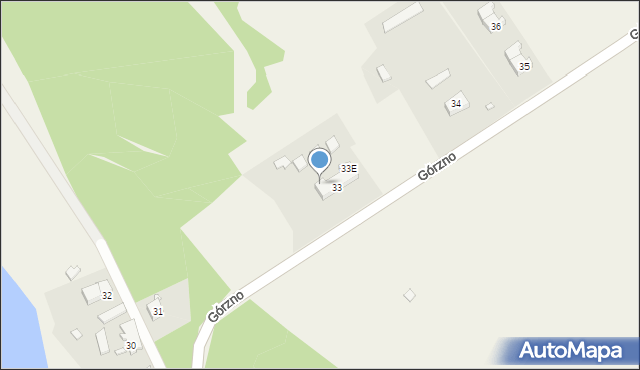 Górzno, Górzno, 33D, mapa Górzno