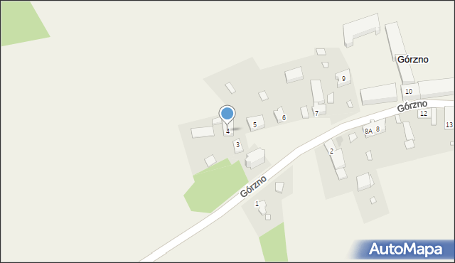 Górzno, Górzno, 4, mapa Górzno