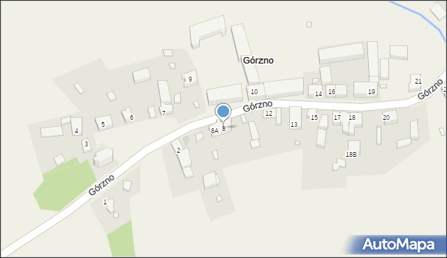 Górzno, Górzno, 8, mapa Górzno