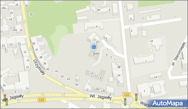 Gorzów Wielkopolski, Góra Powstańców, 15, mapa Gorzów Wielkopolski