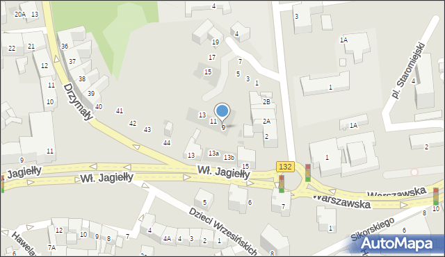 Gorzów Wielkopolski, Góra Powstańców, 9, mapa Gorzów Wielkopolski