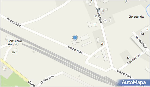 Gorzuchów, Gorzuchów, 39a, mapa Gorzuchów