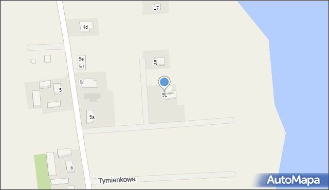 Gorzuchowo, Gorzuchowo, 5L, mapa Gorzuchowo