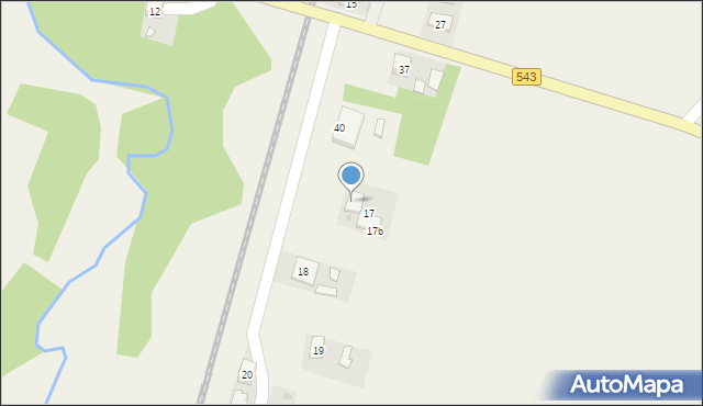 Gorzuchowo, Gorzuchowo, 17a, mapa Gorzuchowo