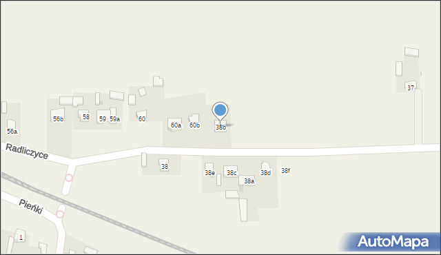 Gorzuchy, Gorzuchy, 38b, mapa Gorzuchy