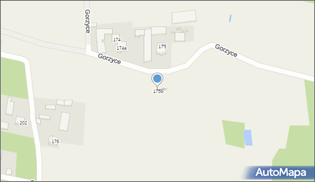 Gorzyce, Gorzyce, 175b, mapa Gorzyce