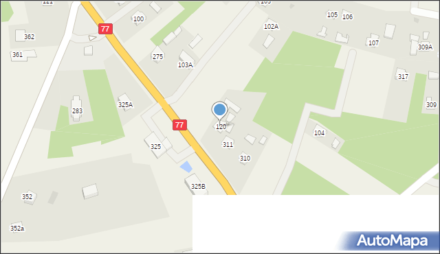 Gorzyce, Gorzyce, 120, mapa Gorzyce