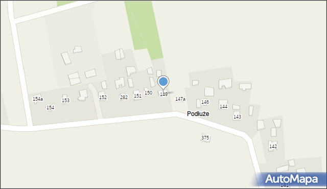 Gorzyce, Gorzyce, 149, mapa Gorzyce