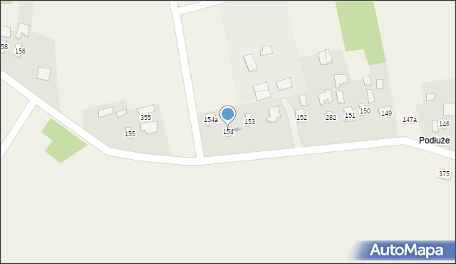Gorzyce, Gorzyce, 154, mapa Gorzyce