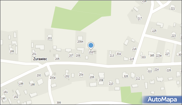 Gorzyce, Gorzyce, 211, mapa Gorzyce