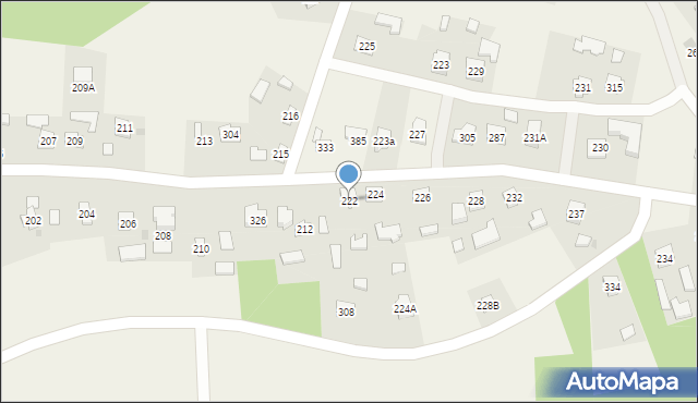 Gorzyce, Gorzyce, 222, mapa Gorzyce