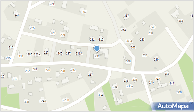 Gorzyce, Gorzyce, 230, mapa Gorzyce