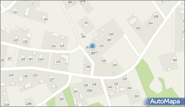 Gorzyce, Gorzyce, 263, mapa Gorzyce