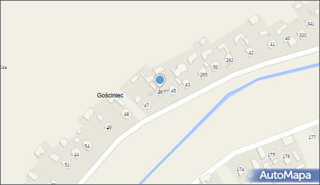 Gorzyce, Gorzyce, 46, mapa Gorzyce