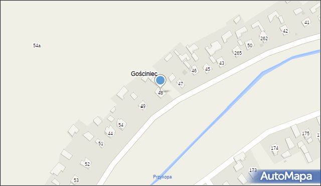 Gorzyce, Gorzyce, 48, mapa Gorzyce