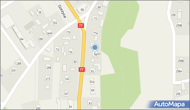 Gorzyce, Gorzyce, 79, mapa Gorzyce