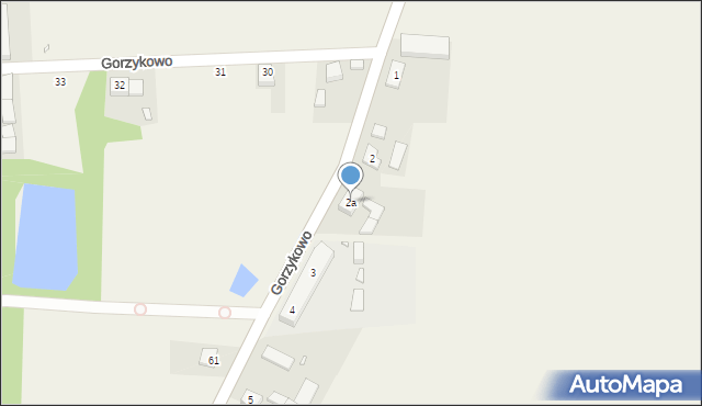 Gorzykowo, Gorzykowo, 2a, mapa Gorzykowo