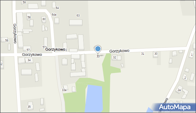 Gorzykowo, Gorzykowo, 33, mapa Gorzykowo