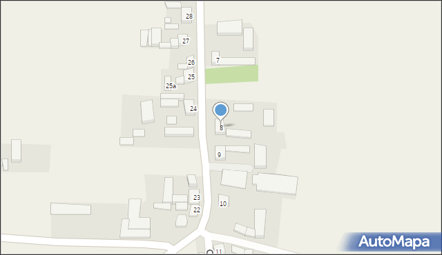 Gorzykowo, Gorzykowo, 8, mapa Gorzykowo