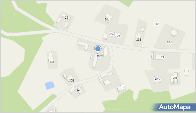 Górzykowo, Górzykowo, 30, mapa Górzykowo