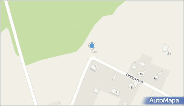 Górzykowo, Górzykowo, 7a, mapa Górzykowo