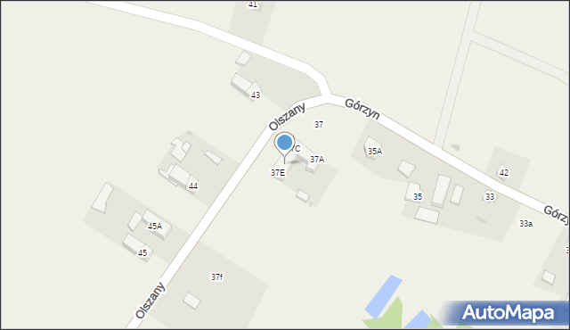 Górzyn, Górzyn, 37a-e, mapa Górzyn