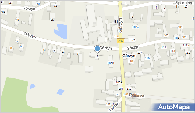 Górzyn, Górzyn, 2, mapa Górzyn