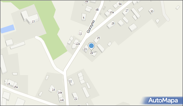 Gorzyno, Gorzyno, 24, mapa Gorzyno