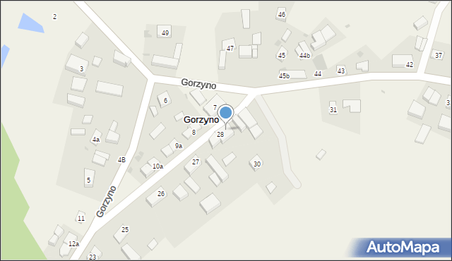 Gorzyno, Gorzyno, 29, mapa Gorzyno