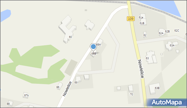 Gorzysław, Gorzysław, 68B, mapa Gorzysław