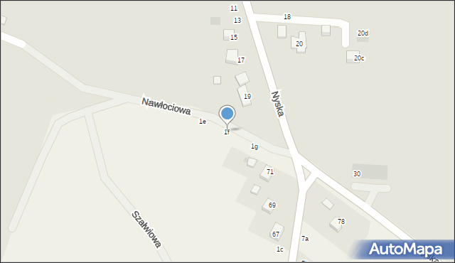 Gościęcice, Gościęcice, 1f, mapa Gościęcice