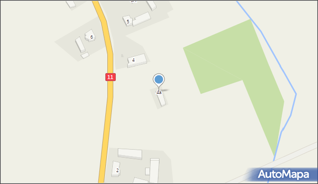 Gościejewo, Gościejewo, 4a, mapa Gościejewo