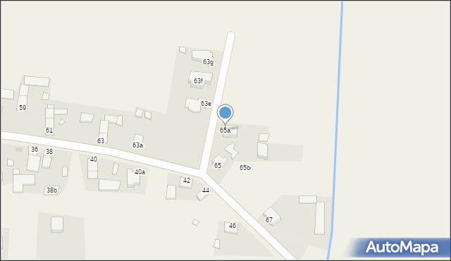 Gościejowice, Gościejowice, 65a, mapa Gościejowice