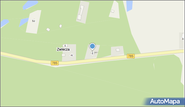 Gościencin, Gościencin, 4, mapa Gościencin