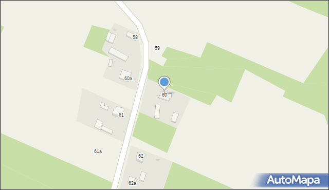 Gościencin, Gościencin, 60, mapa Gościencin
