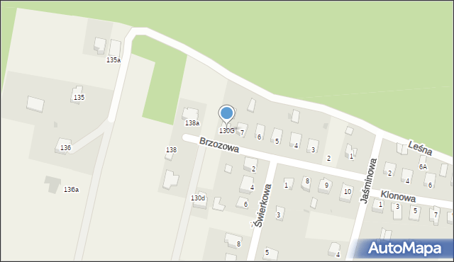 Gościeradów-Folwark, Gościeradów-Folwark, 130G, mapa Gościeradów-Folwark