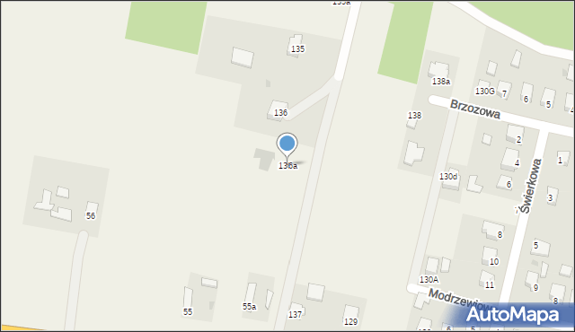 Gościeradów-Folwark, Gościeradów-Folwark, 136a, mapa Gościeradów-Folwark