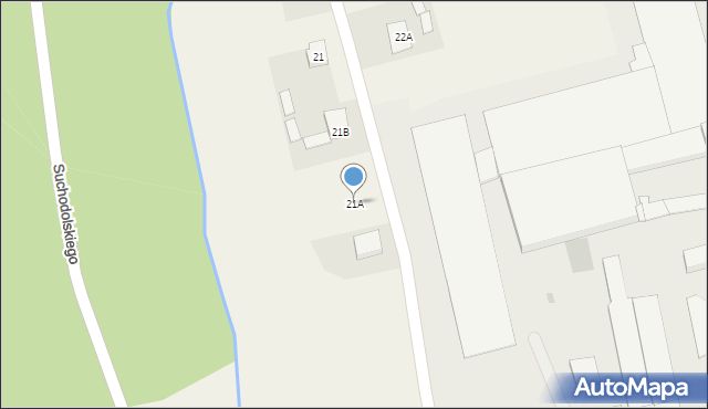 Gościeradów-Folwark, Gościeradów-Folwark, 21A, mapa Gościeradów-Folwark