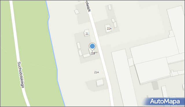 Gościeradów-Folwark, Gościeradów-Folwark, 21B, mapa Gościeradów-Folwark